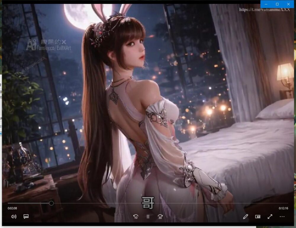 AI动画  小舞  腹黑的x