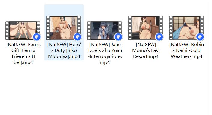 [2D/精致画风/新作/扶她/巨乳/肛交]NatSFW同人动画合集[301MB/百度/迅雷/UC]