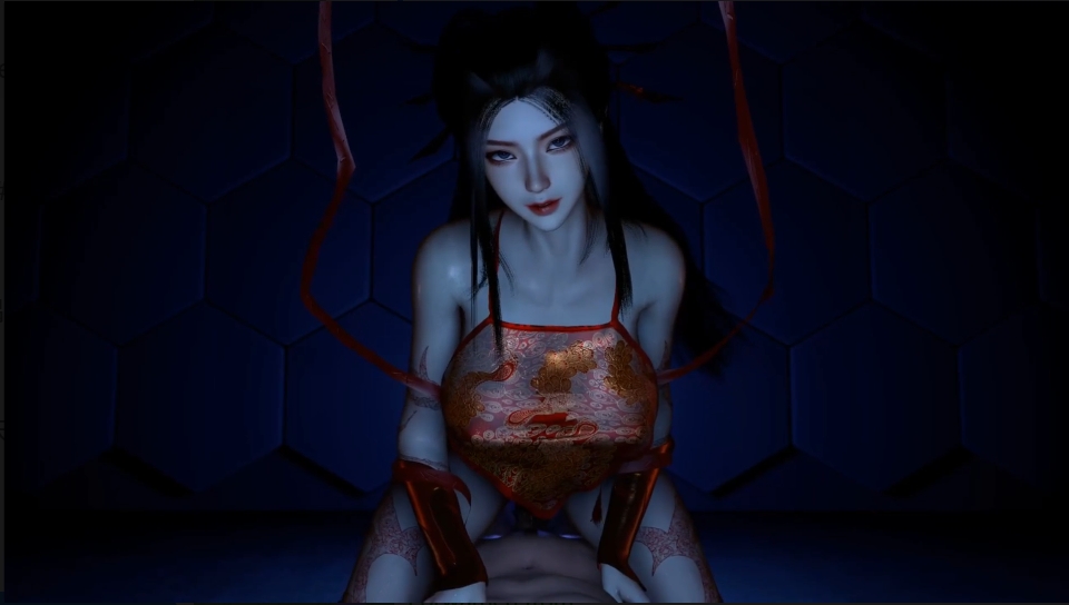 【夸克网盘】【3D动漫】【CG24-3】炎灵姬挽手v摇，六十赫兹配音，身着性感肚兜【277MB】