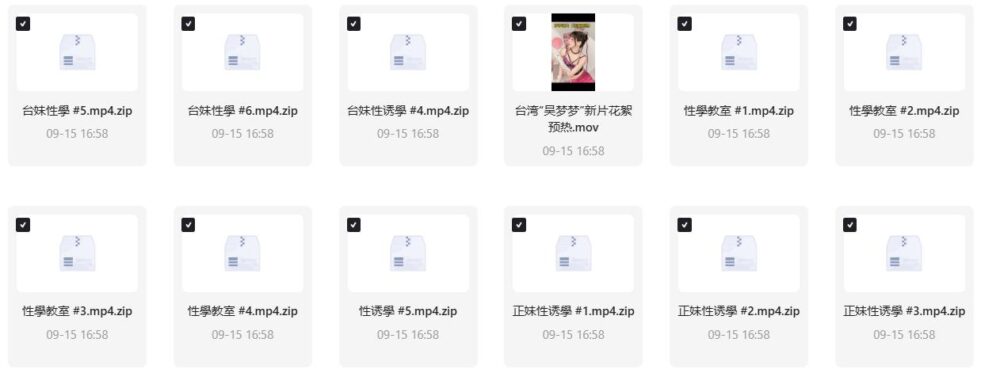 正妹、台妹、杏學 【稀缺】记得带耳机【1G】