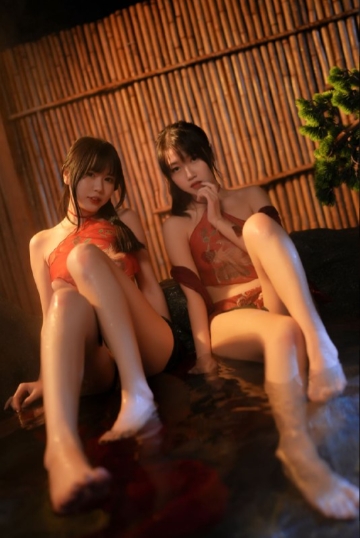 【夸克网盘】【套图】【EG26】Tina很妖孽呀&不呆猫 - 古风双人【16P-226MB】